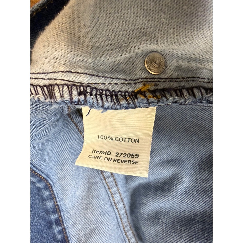 LL Bean Original Fit Straight Leg Jeans Womens 18 Reg Medium Wash Blue Cotton - Picture 8 of 10